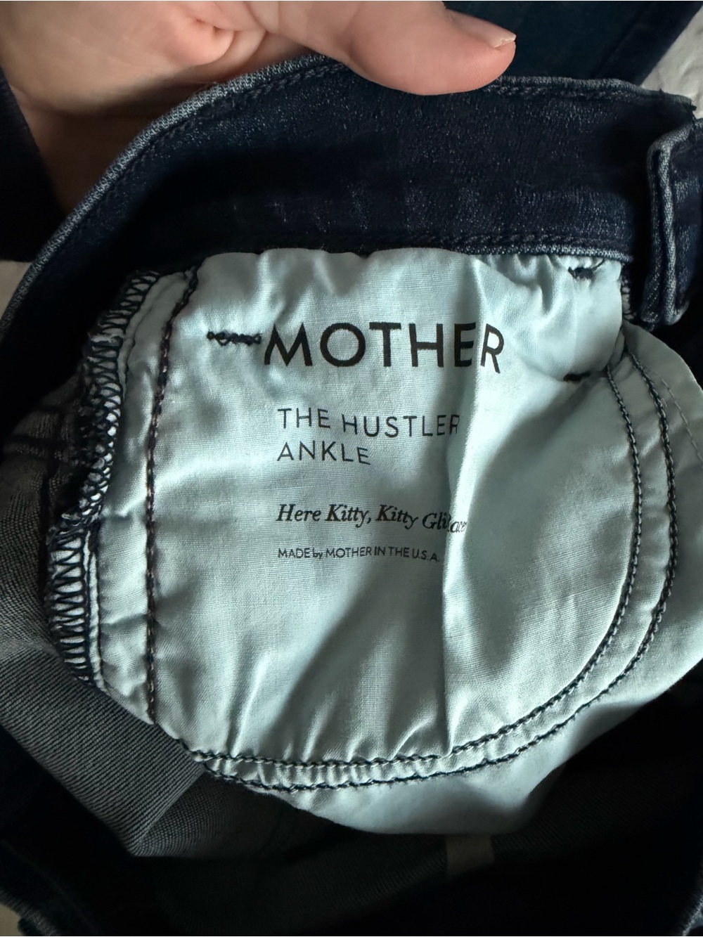 MOTHER The Hustler Ankle Striped Jean - Picture 3 of 3